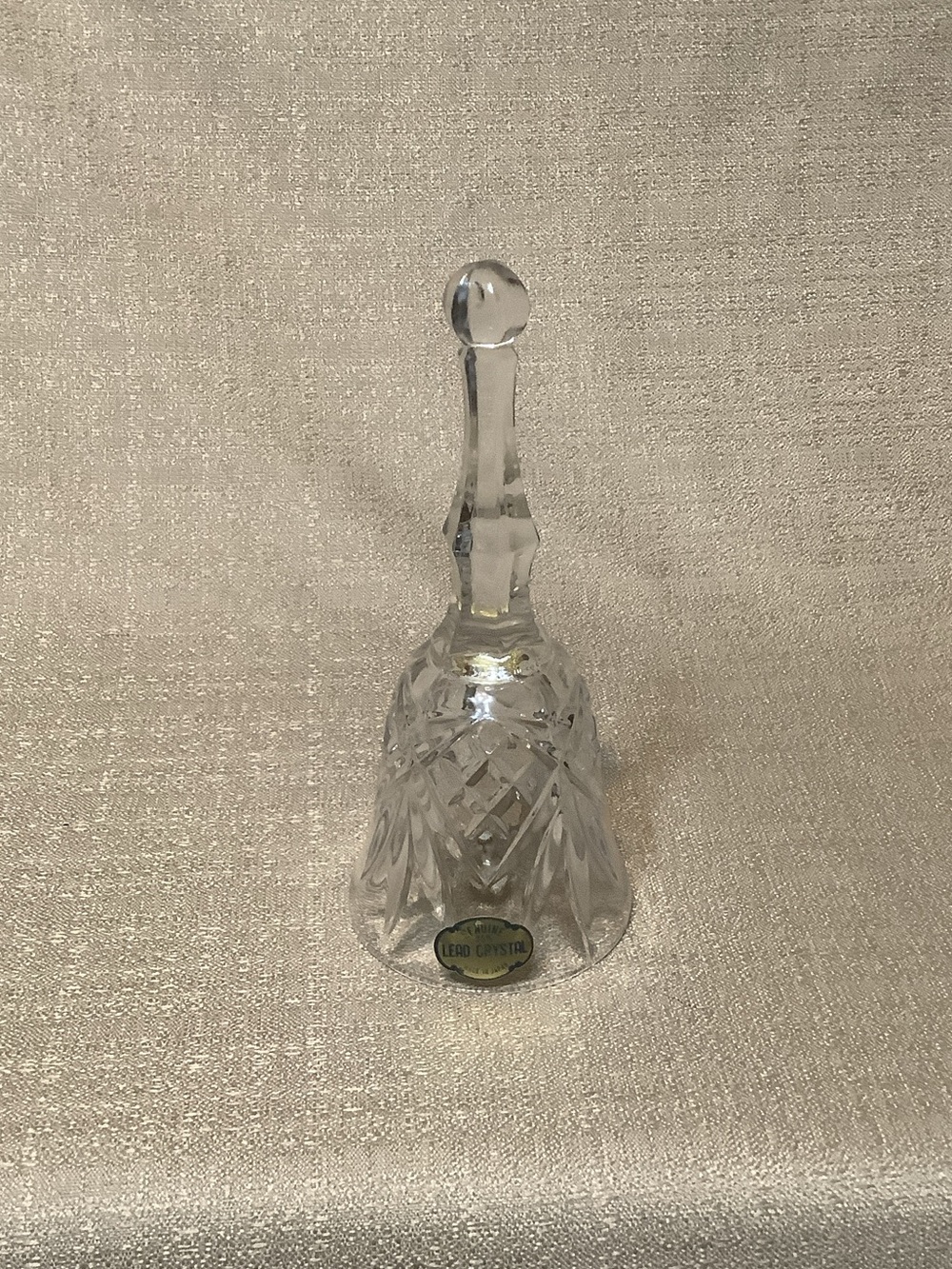Genuine 25% Lead Crystal Bell Made in Japan